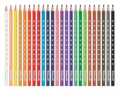 Buntstifte SILVERINO dreieckig dünn, 24er Set-Pelikan Clearance