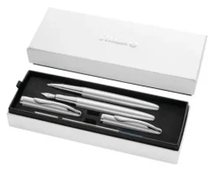 Füller & Roller Jazz® Noble Elegance, Set, Silber-Pelikan Hot