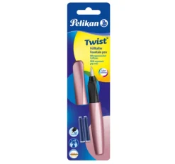 Pelikan Füller Twist, Girly Rose, Feder M, universell für Rechts- und Linkshänder New