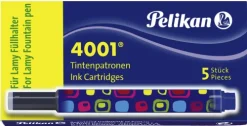 Pelikan Tintenpatronen 4001® 5er Set Patronen für Lamy-Füller, Königsblau Best