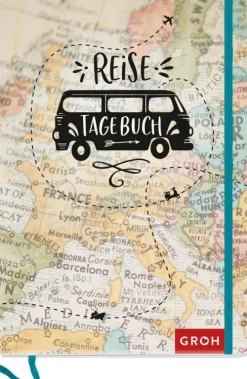 Reisetagebuch (Landkarte)-Groh Verlag Clearance