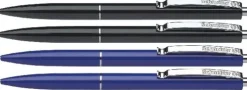 Schneider Kugelschreiber K 15, Blister 4 Stück, je 2x schwarz blau-Schneider Schreibgeräte Discount