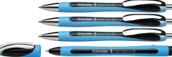 Schneider Schreibgeräte Schneider 3x Kugelschreiber Rave Box + 1x Memo schwarz, 4er Set
