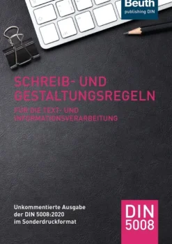 DIN Media Verlag Schreib- und Gestaltungsregeln für die Text- und Informationsverarbeitung Best