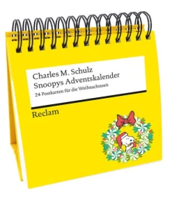 Snoopys Adventskalender. 24 Postkarten für die Weihnachtszeit (Advents-Postkartenaufsteller)-Reclam Philipp Jun. Best