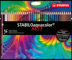 Aquarell-Buntstifte aquacolor ARTY 36er Set-Stabilo New