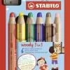 Buntstifte woody 3in1, 6er Set mit Spitzer-Stabilo Sale