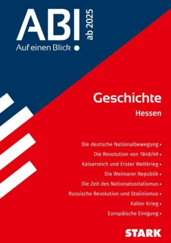 STARK Geschichte - Abi - Auf einen Blick! 2026 Hessen-Stark Verlag GmbH
