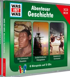 Tessloff Verlag WAS IST WAS 3-CD Hörspielbox. Abenteuer Geschichte Best